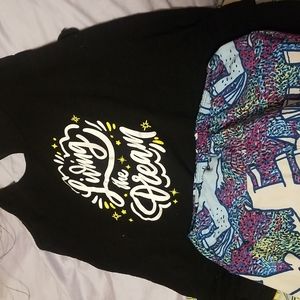 Atank top and unicorn leggings